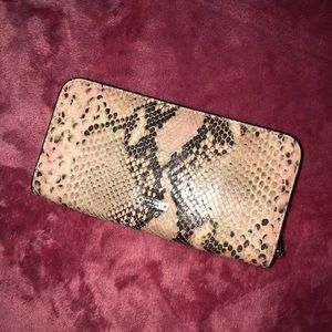 discontinued Pink snake skin Kate Spade Wallet